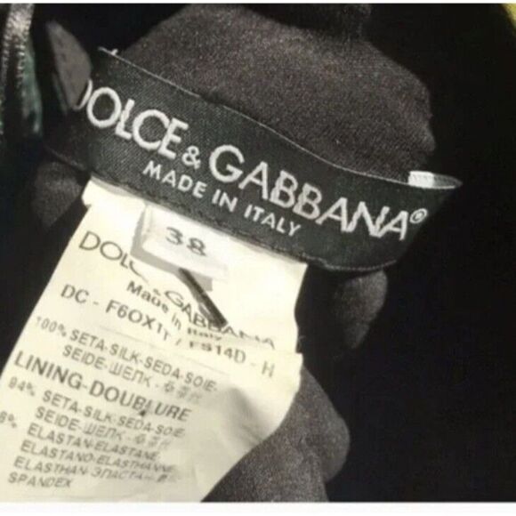 NWOT Dolce&gabbana Floral Print Silk Gown Size 38 - Picture 9 of 9